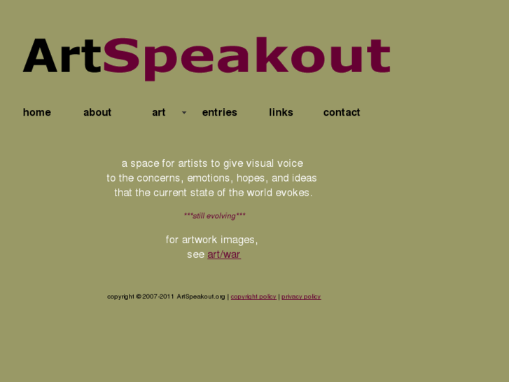 www.artspeakout.org