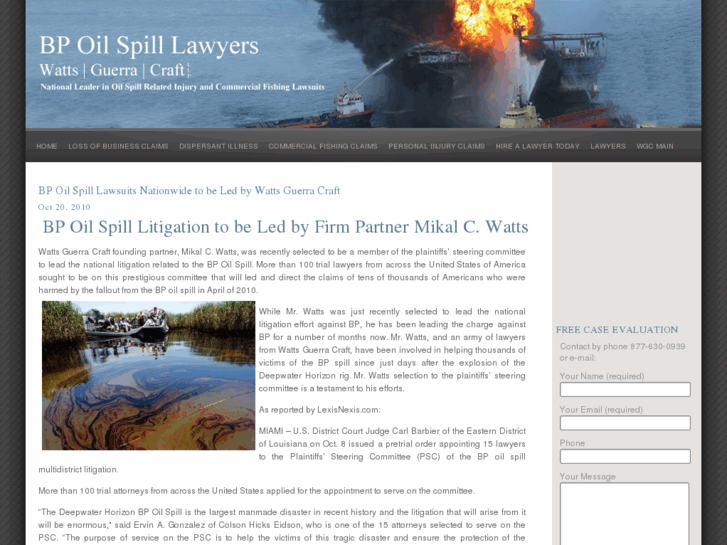 www.oilspilllawsuit.org