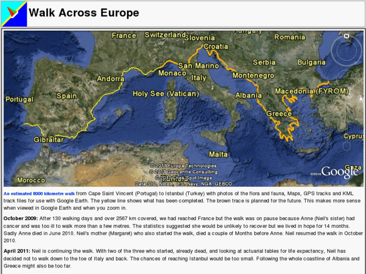 www.walkacrosseurope.org