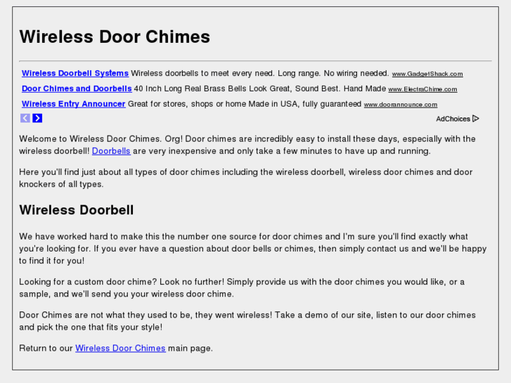 www.wirelessdoorchimes.org