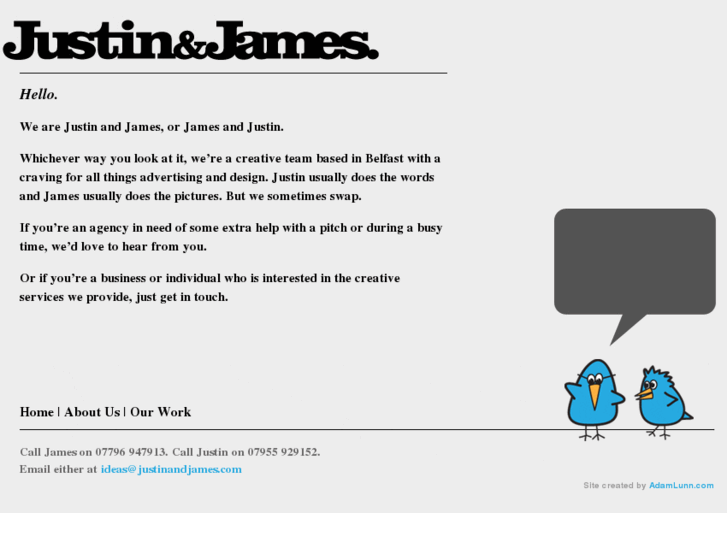 www.jamesandjustin.com