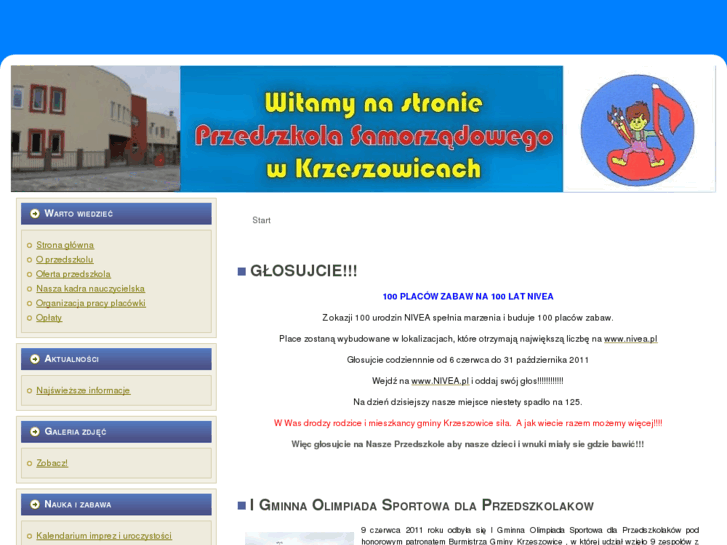 www.przedszkolekrzeszowice.pl