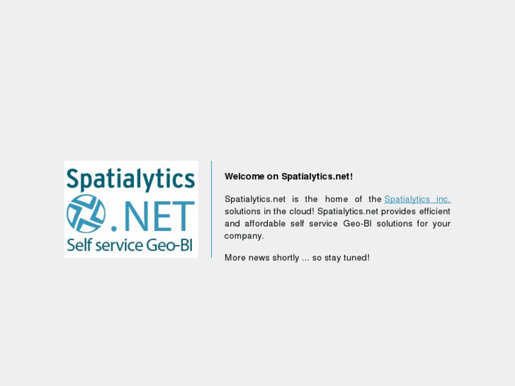www.spatialytics.net