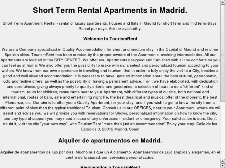 www.tourismrent.com