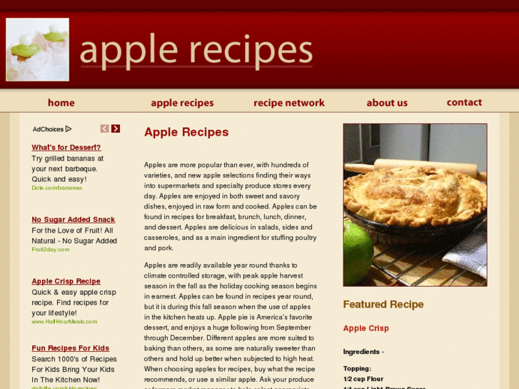 www.applerecipes.net