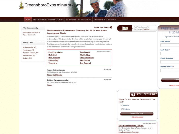 www.greensboroexterminator.com