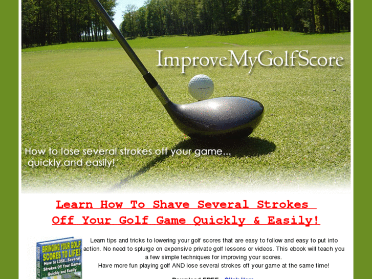 www.improvemygolfscore.com