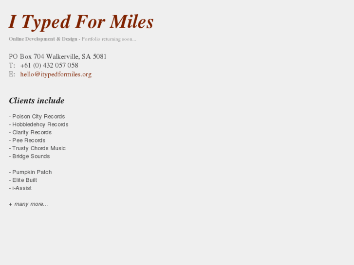 www.itypedformiles.org