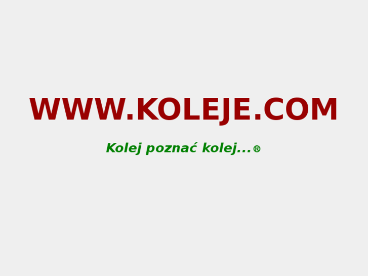 www.koleje.com