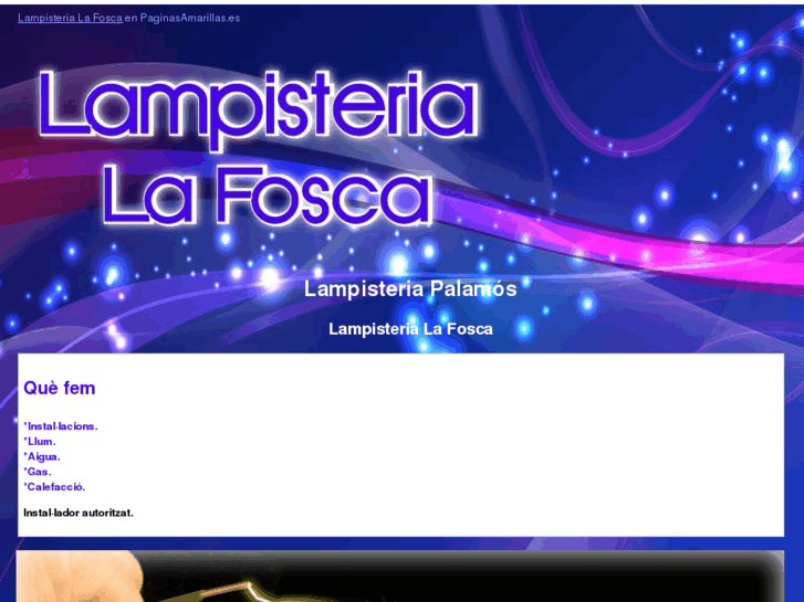 www.lampisterialafosca.com