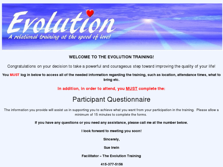 www.myevolutiontraining.com