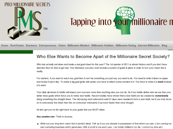 www.promillionairesecrets.com