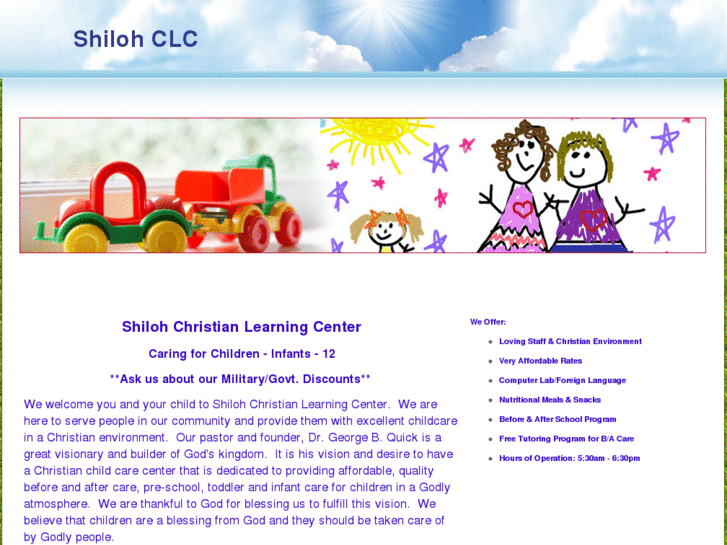 www.shilohchristianlearningcenter.com