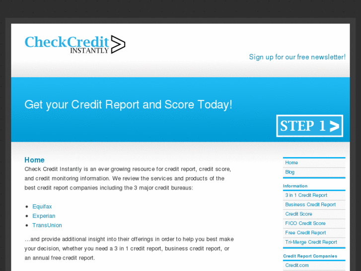 www.checkcreditinstantly.com