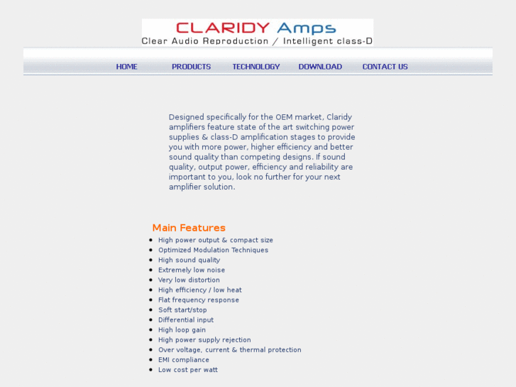 www.claridyamps.com