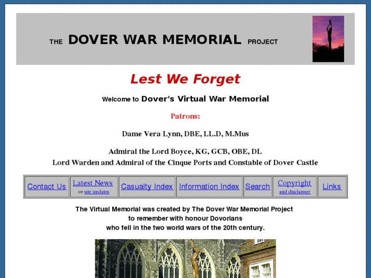 www.doverwarmemorialproject.org.uk