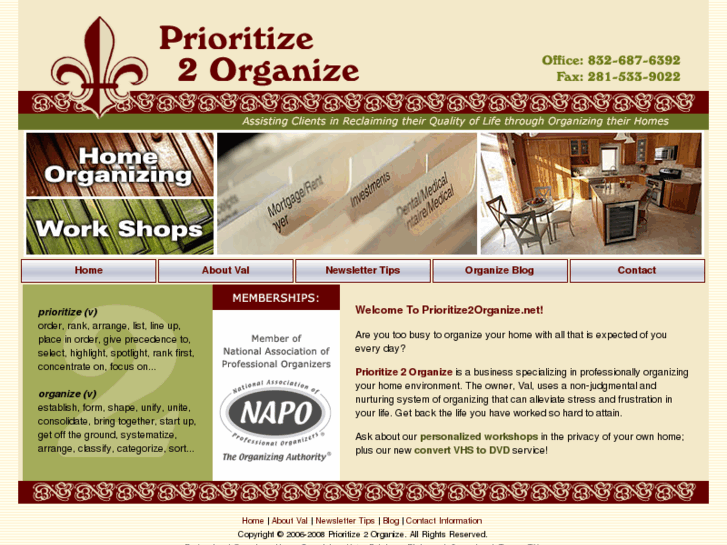 www.prioritize2organize.net