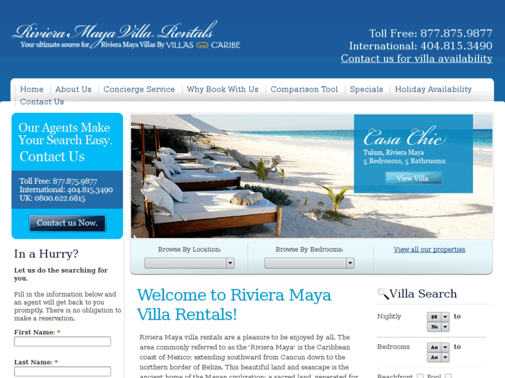 www.rivieramayavillarentals.com