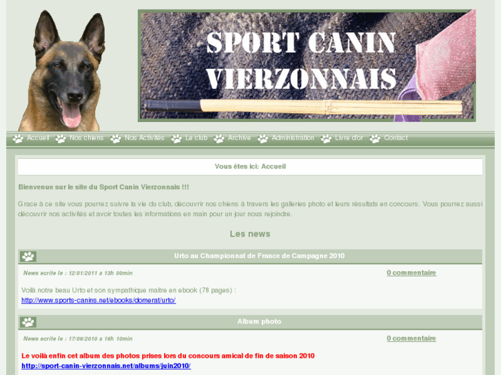 www.sport-canin-vierzonnais.net