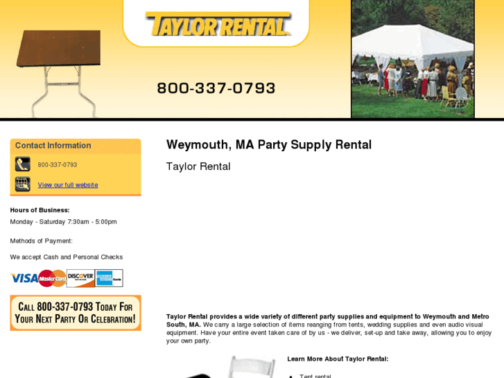 www.taylortentandpartyrental.com