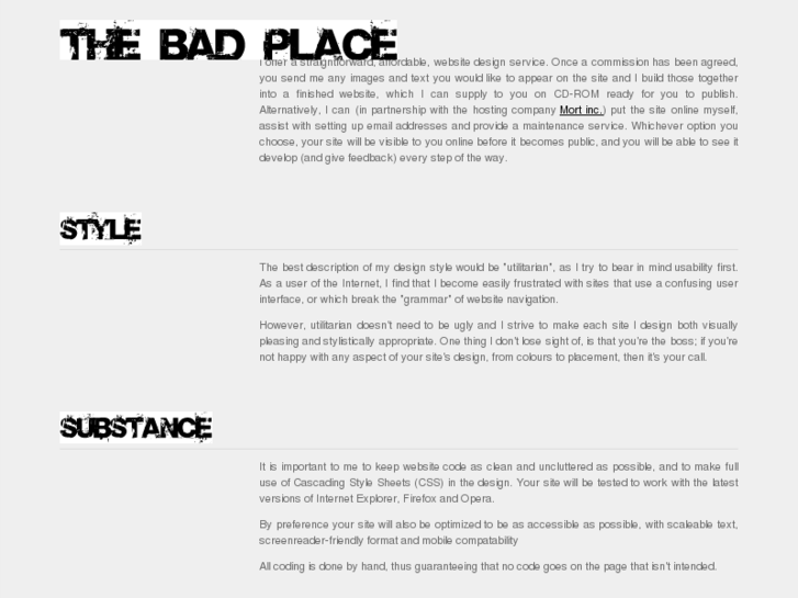 www.thebadplace.co.uk