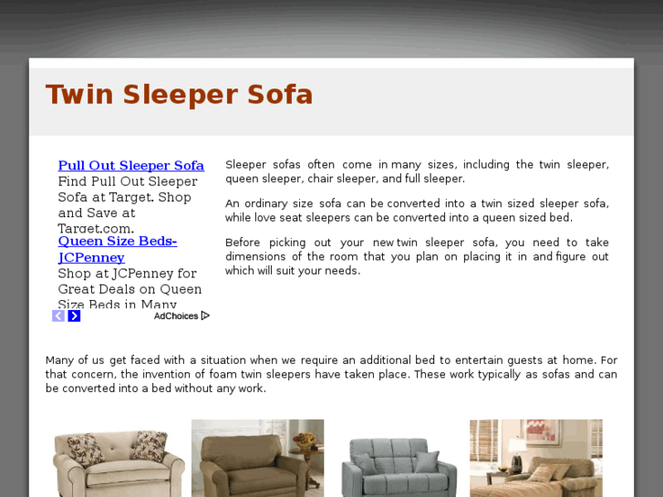 www.twinsleepersofa.com