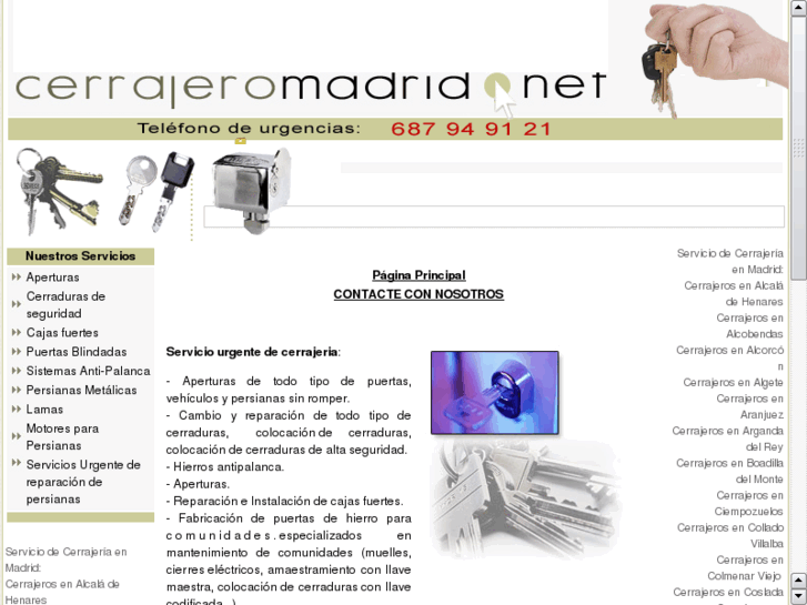 www.cerrajeromadrid.net