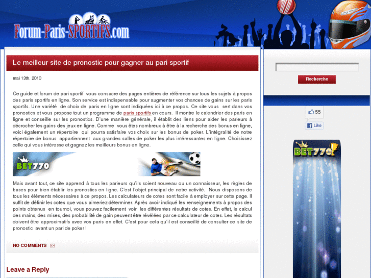 www.forum-paris-sportifs.com