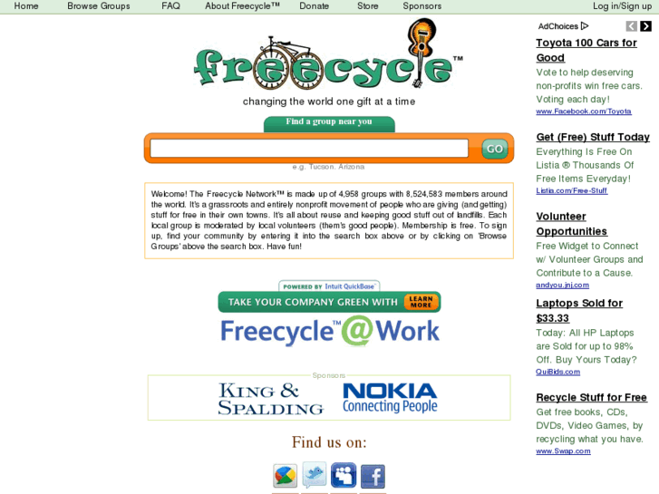 www.freecycle.org