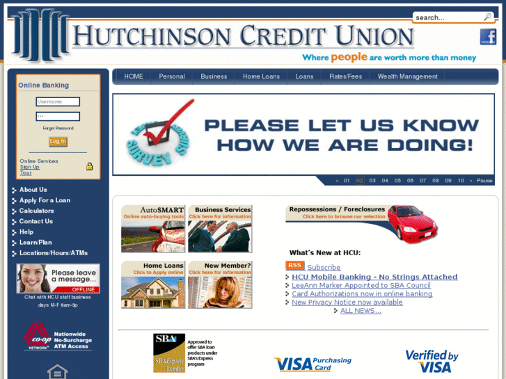 www.hutchinsoncreditunion.com
