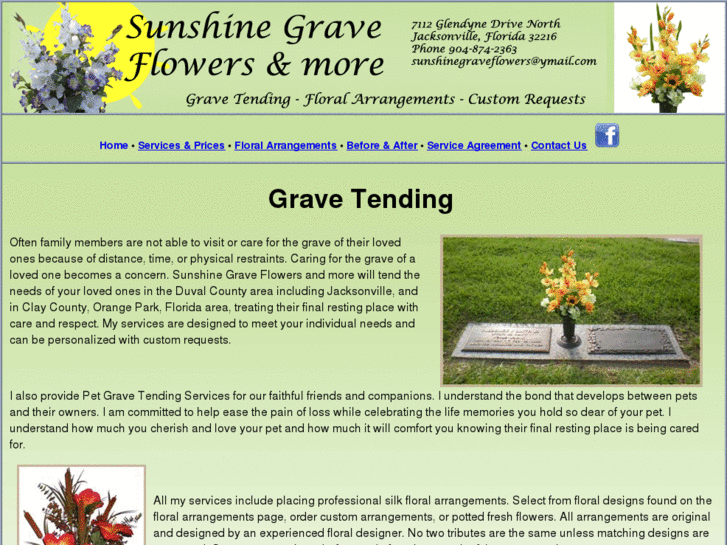 www.sunshinegraveflowers.com