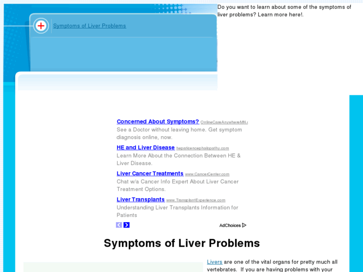 www.symptomsofliverproblems.com