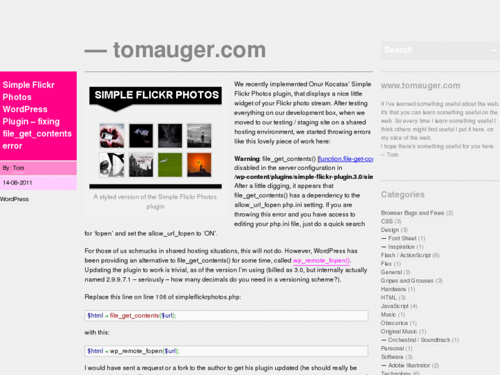 www.tomauger.com