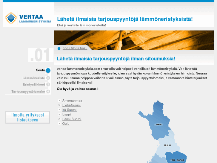 www.vertaa-lammoneristyksia.com