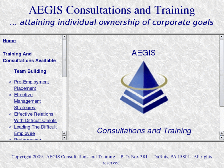 www.aegisconsultationsandtraining.com