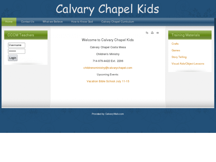www.calvarychapelkids.com