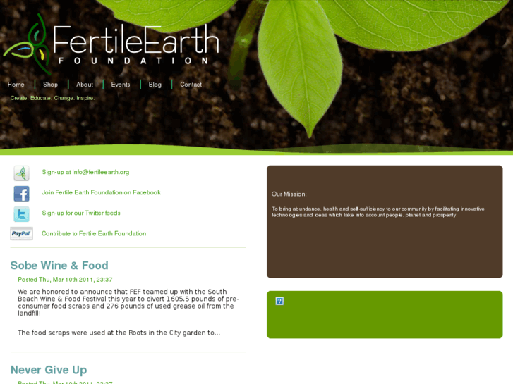 www.fertileearthfoundation.org