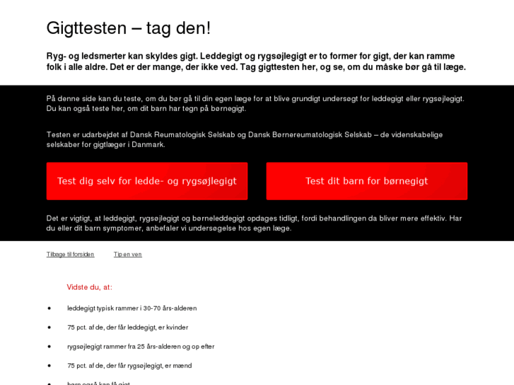 www.gigttesten.dk