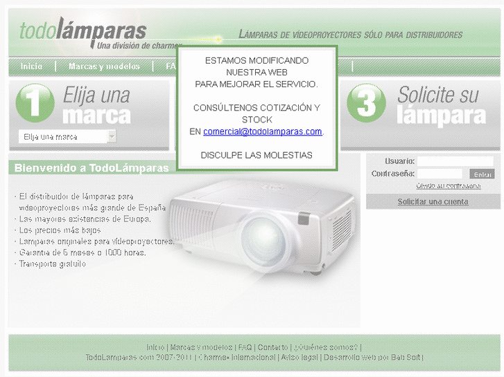 www.lamparasproyectores.com