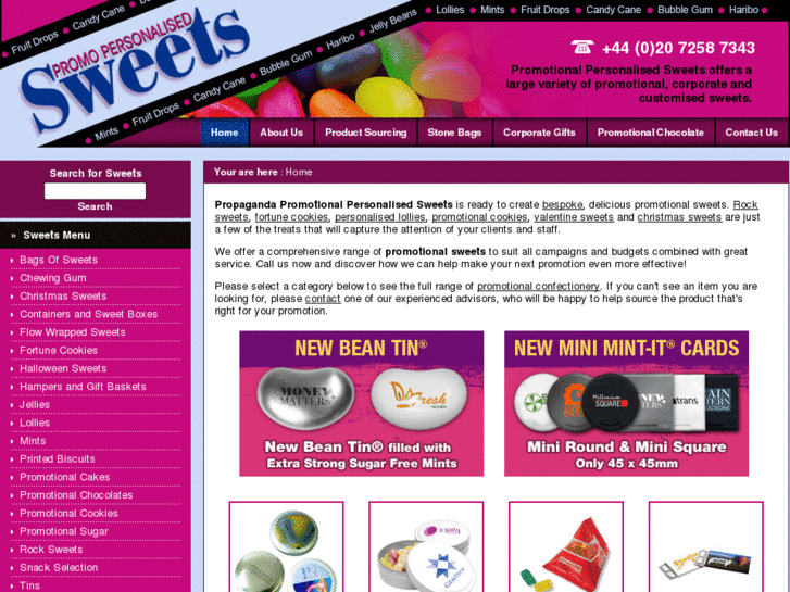 www.promopersonalisedsweets.com