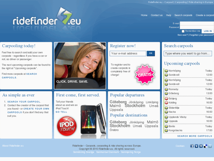 www.ridefinder.eu