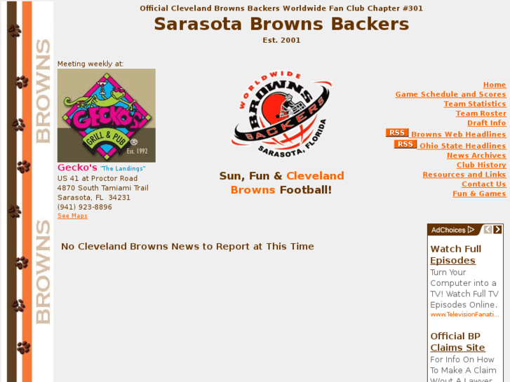 www.sarasotabrownsbackers.com