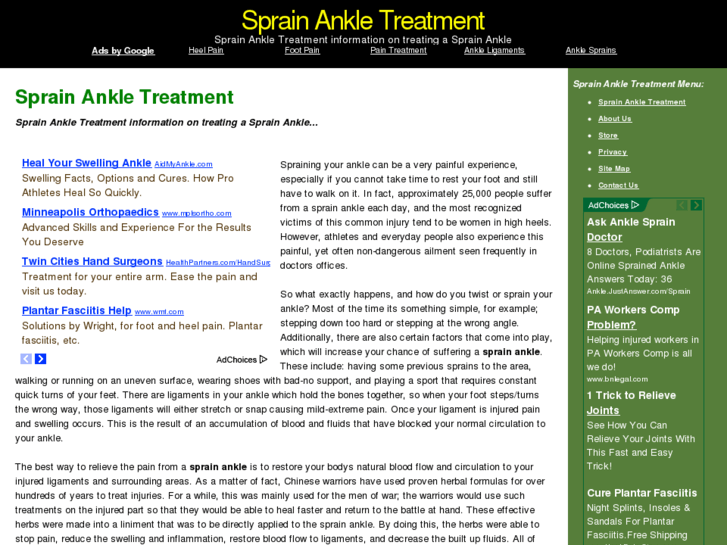 www.sprain-ankle.org