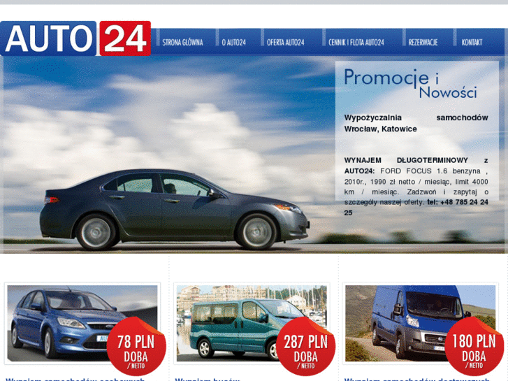 www.wypozyczalniaauto24.pl