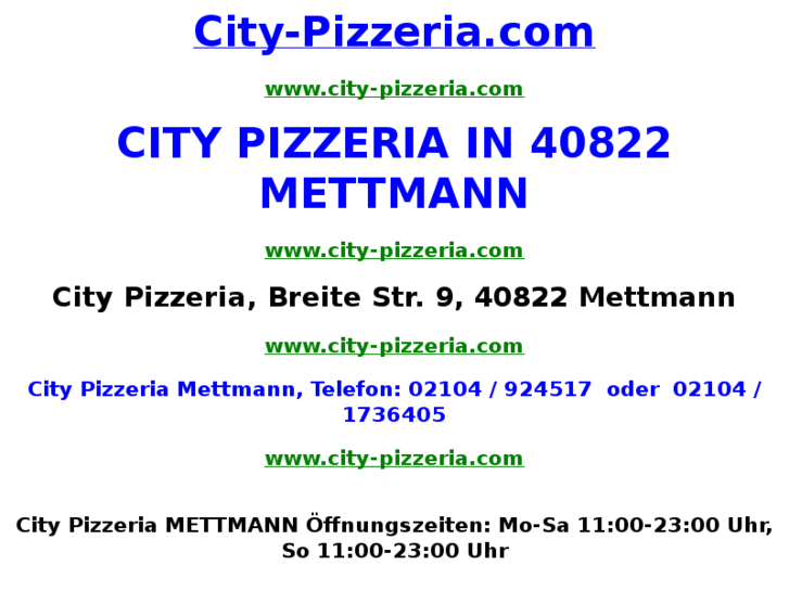 www.city-pizzeria.com