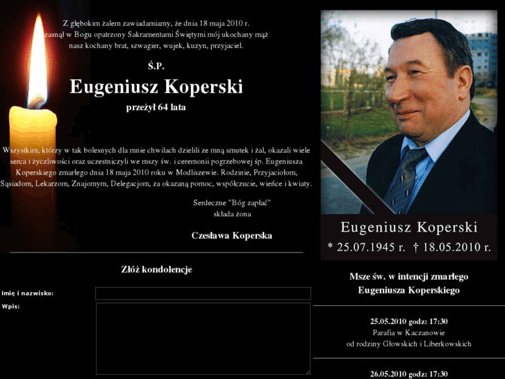 www.eugeniuszkoperski.pl