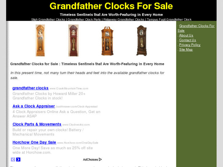 www.grandfatherclocksforsale.org