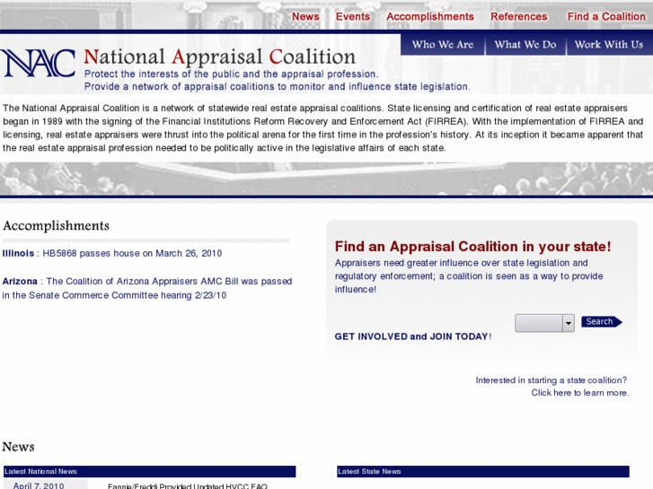 www.nationalappraisalcoalition.com