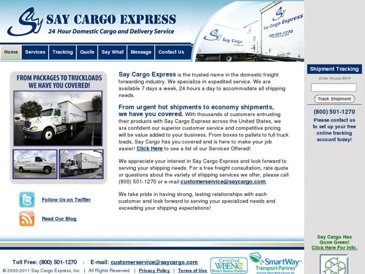 www.saycargo.com