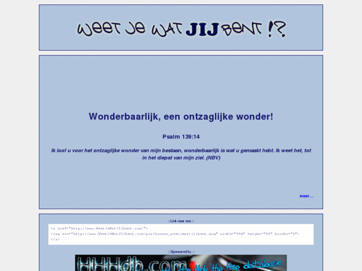 www.weetjewatjijbent.com